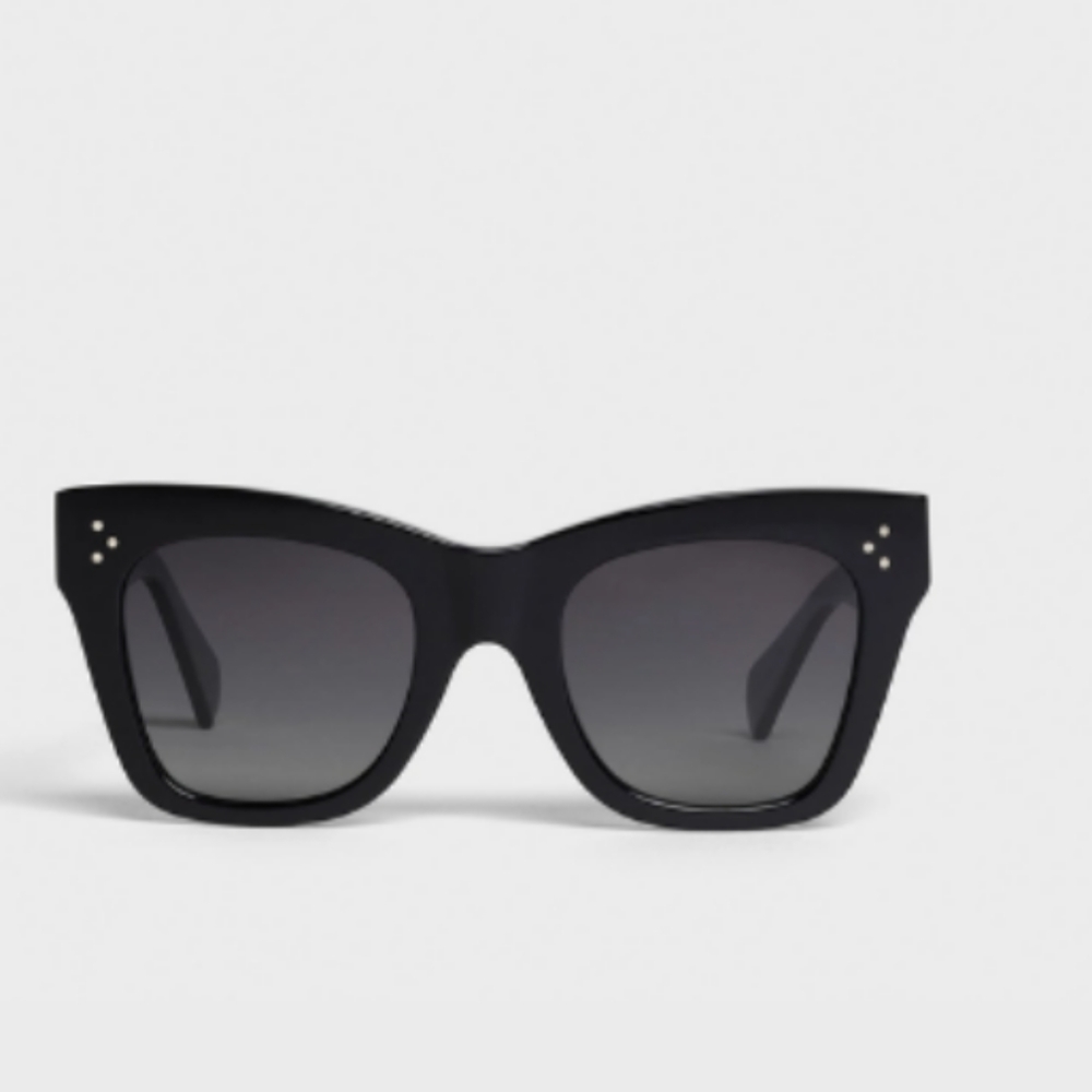 Black cat eyes sunglasses